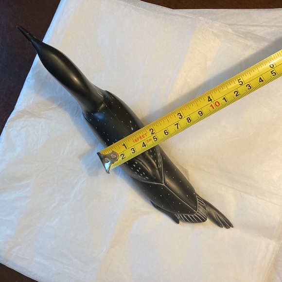Loon Soapstone hand carved Inuit Art Sculpture - Picture 10 of 10